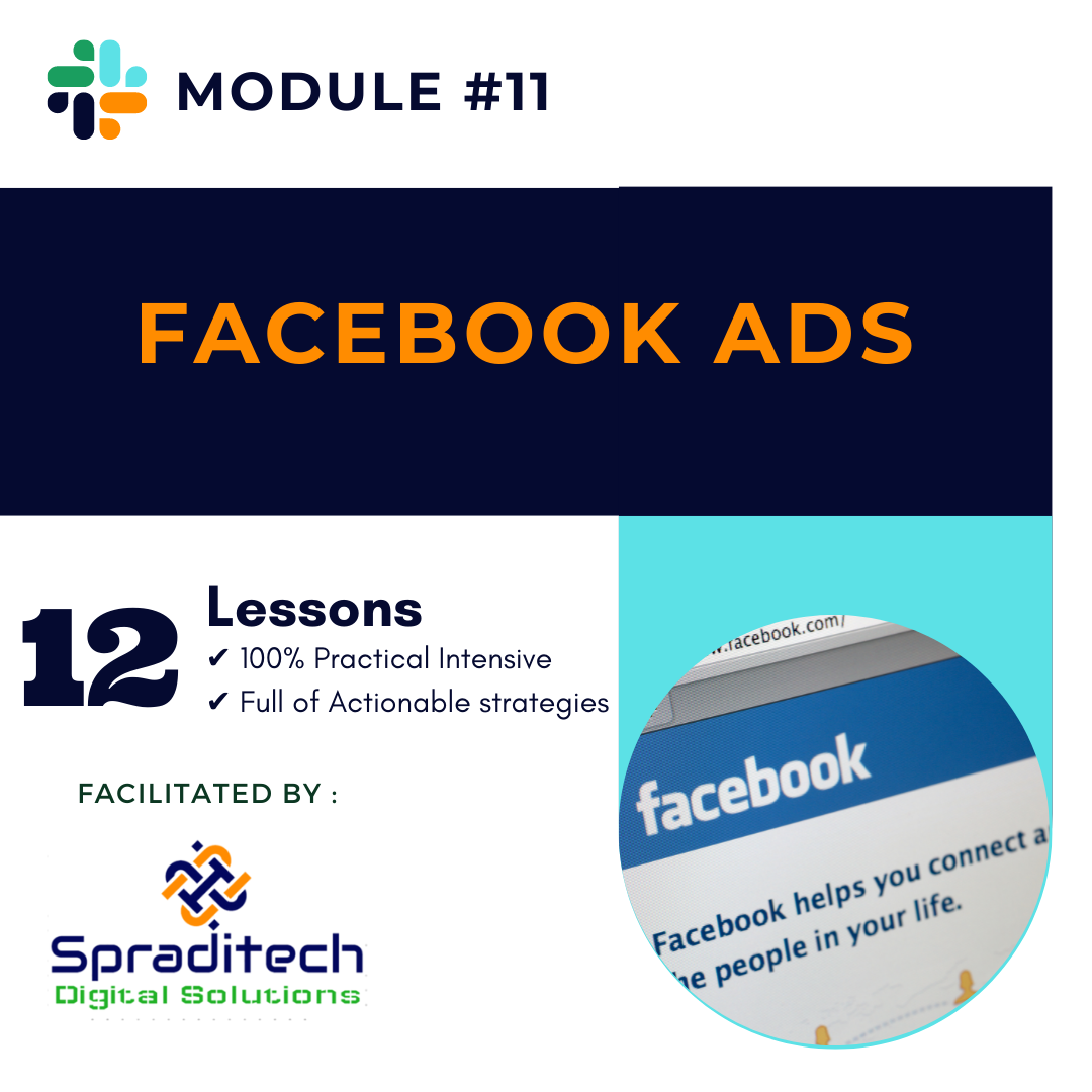 Facebook Ads in Spraditech Digital Marketing Training in Lagos